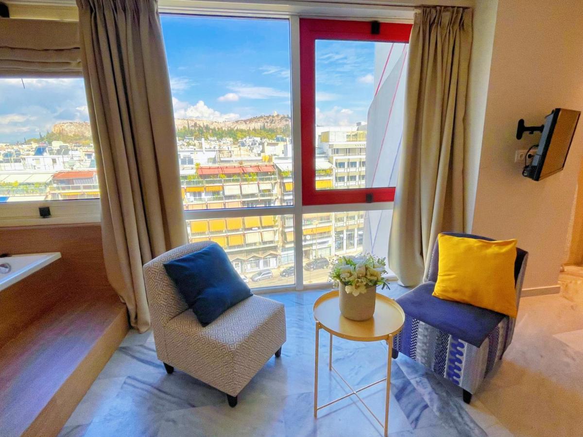 Wsd Baia Acropolis Hotel Apartment Aten Exteriör bild